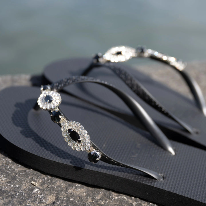 Chanclas by Simone Herrera "Carlina" schwarz/schwarz