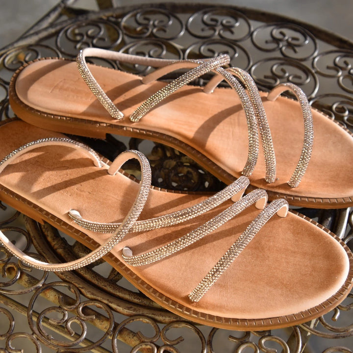 NoAna GREEK SANDALS "Aktina" rose gold