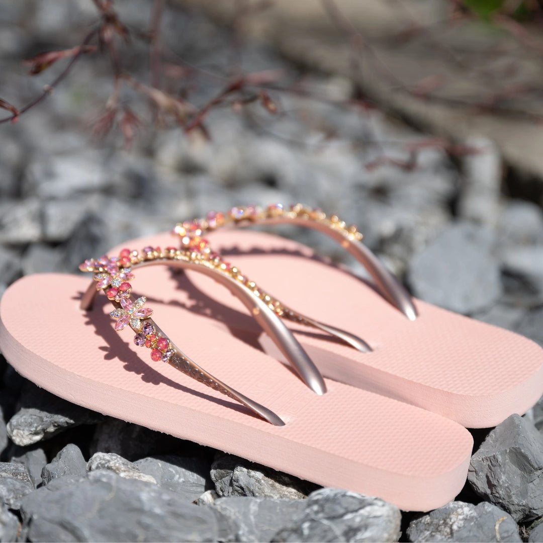 Chanclas by Simone Herrera "Valerie" rose/Full Diamond