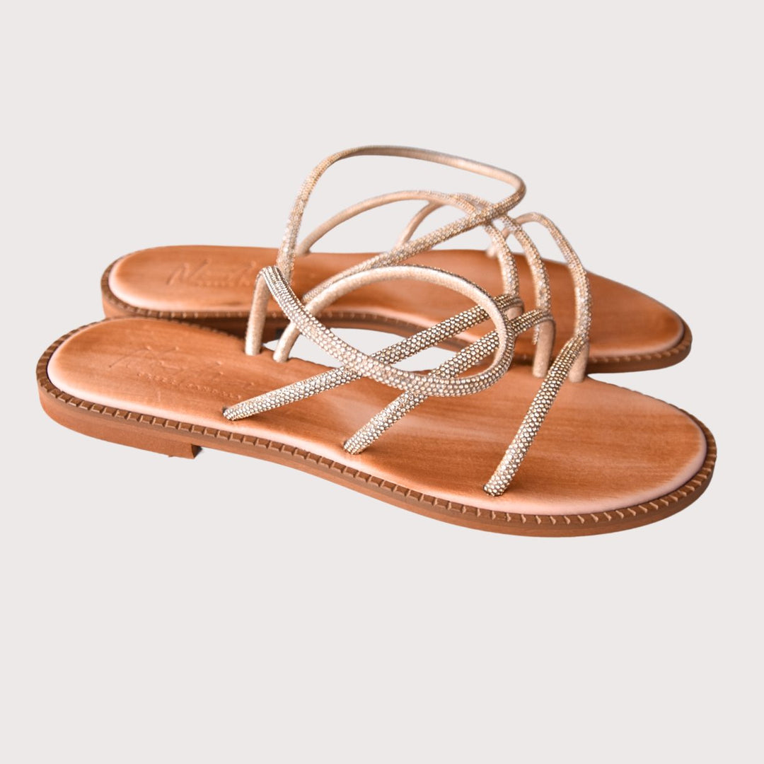 NoAna GREEK SANDALS "Aktina" gold - NoAna FASHION BEAUTY STYLING