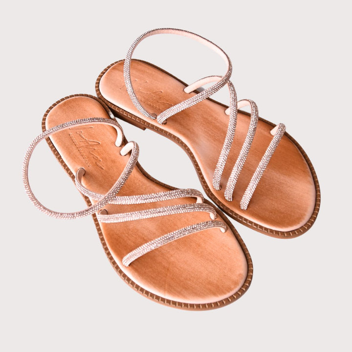 NoAna GREEK SANDALS "Aktina" rose gold