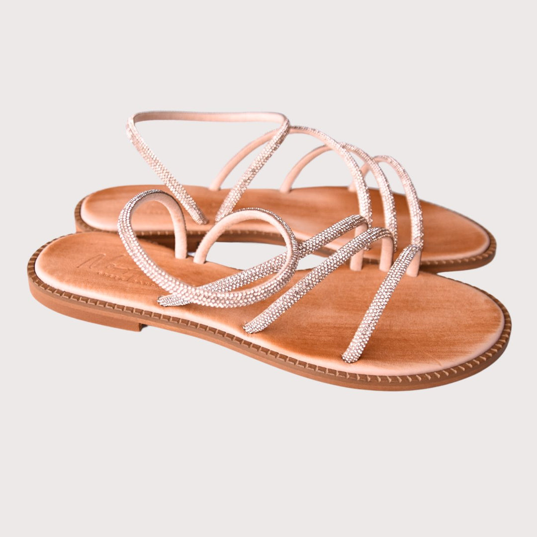 NoAna GREEK SANDALS "Aktina" rose gold