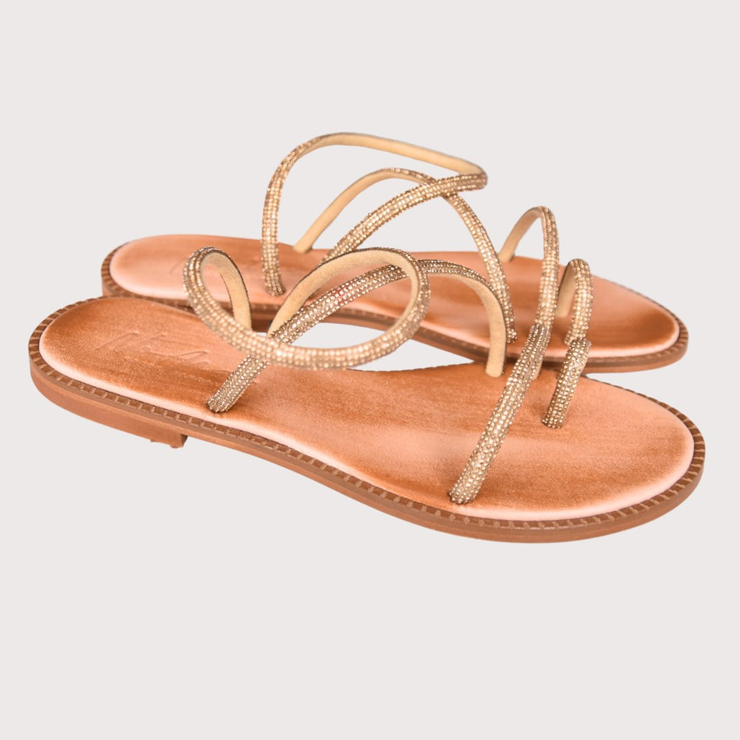 NoAna GREEK SANDALS "Elisa" gold - NoAna FASHION BEAUTY STYLING