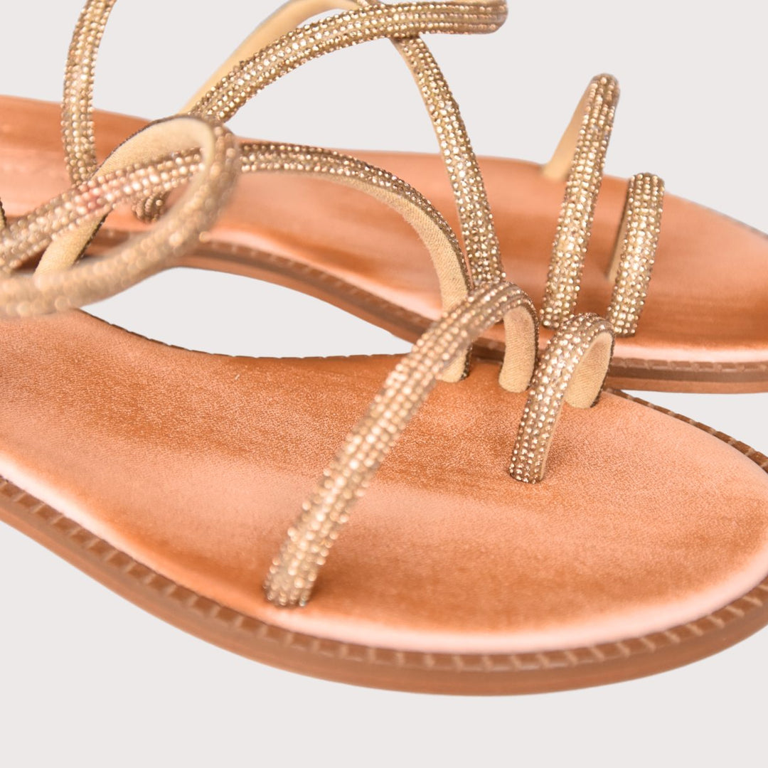 NoAna GREEK SANDALS "Elisa" gold - NoAna FASHION BEAUTY STYLING