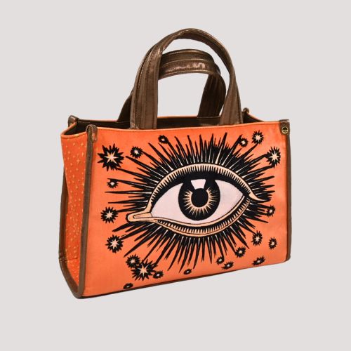 La Funky Mexicana - La Grande Velvet Bag - orange - NoAna FASHION BEAUTY STYLING