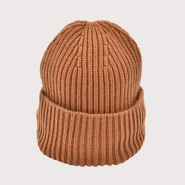 CASHIMAR 100% Cashmere Mütze - Farbe 23020 Vicuna (braun)